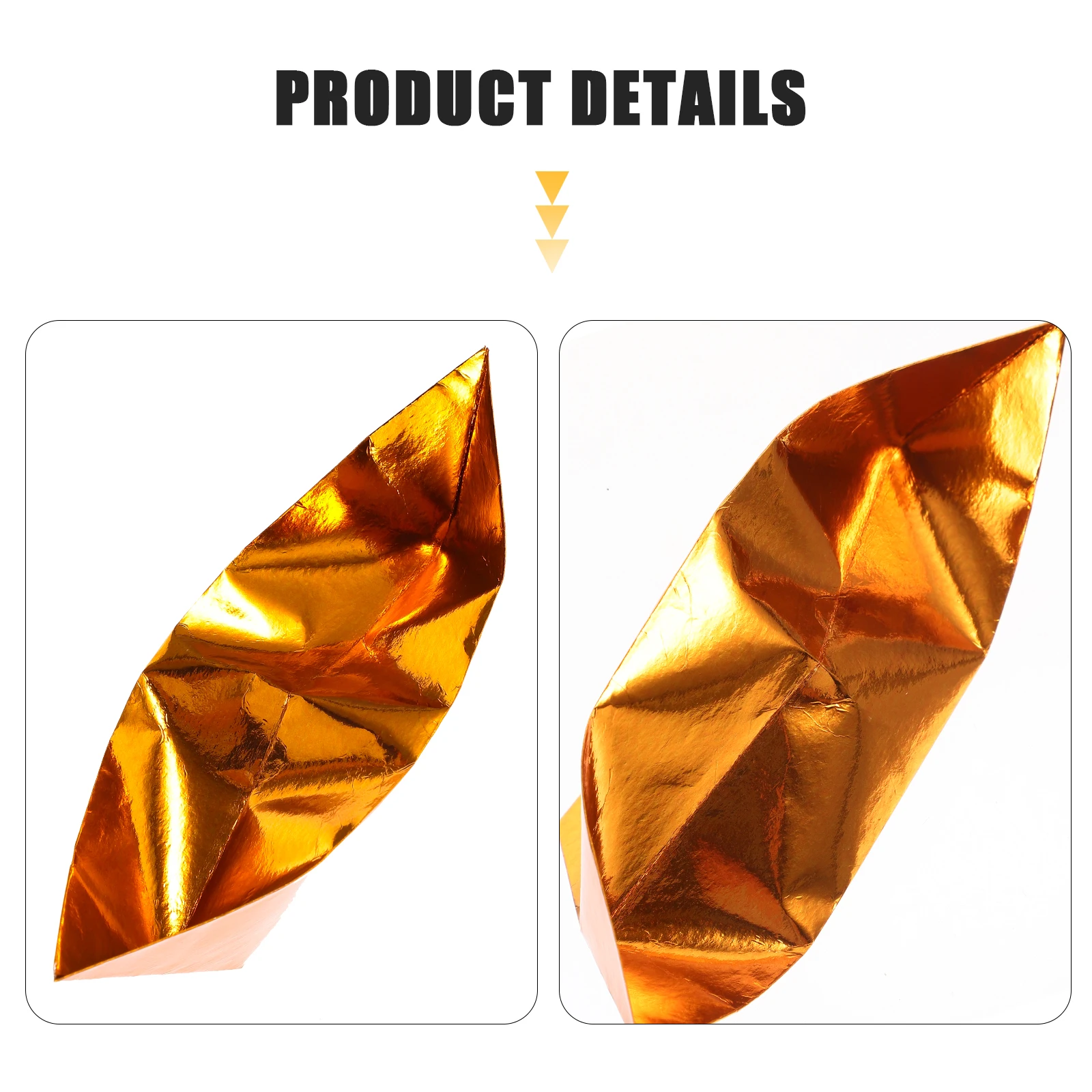 

300 Sheets Large Gold Ingot Paper Craft Burning Products Golden Semi.finished Sacrificial DIY Origami Funeral Ancestor Worship