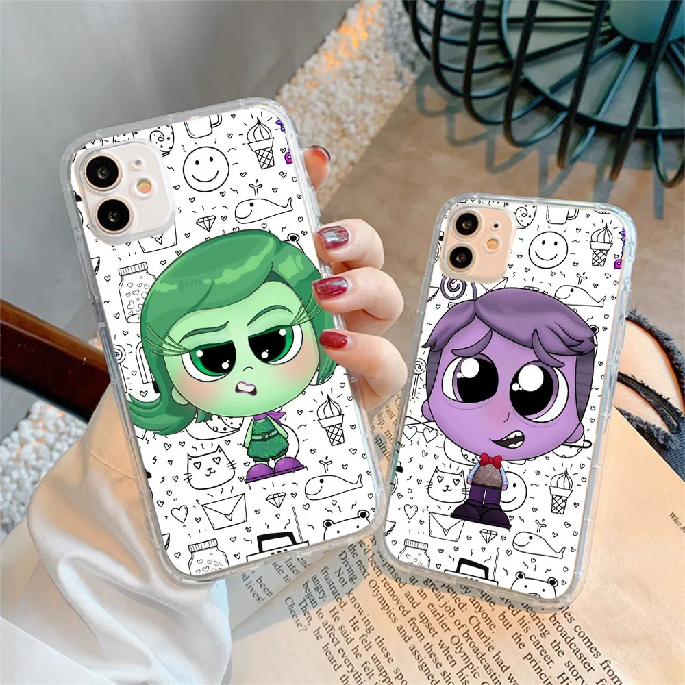 ZY2 Wall E Inside Out Clear Case for LG VELVET G8 ThinQ G8X K62 K42 K61 K52 K92 Q61 Q60 Q52 V40 V50 V60 THINQ5