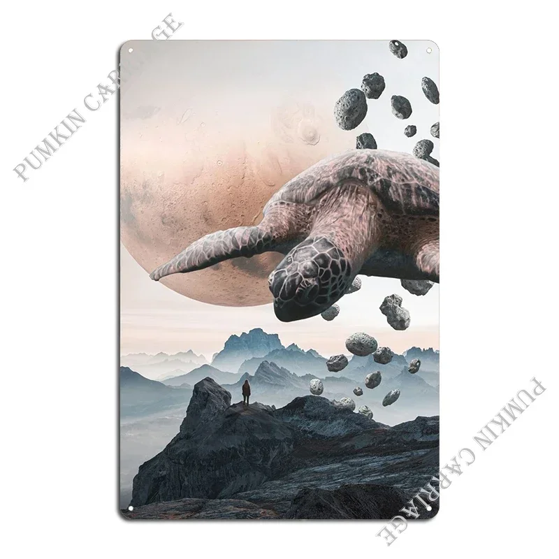 Silver Lining Metal Sign PaintingCustomized Cave Garage Wall Cave Tin Sign Poster
