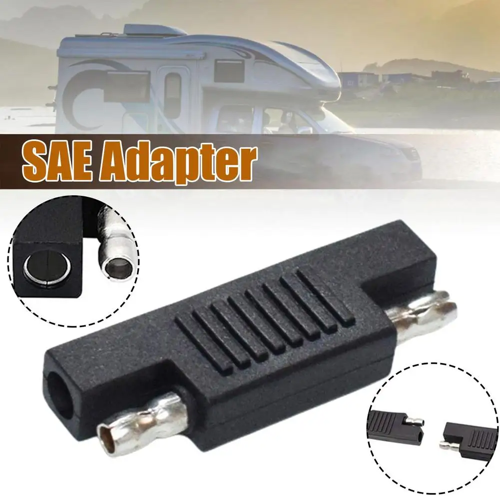

12/24v Solar Sae Male To Male Polarity Reverse Adapter Extension Panel Charger Quick Solar Power Connectors Disconnect Cabl Q2c6