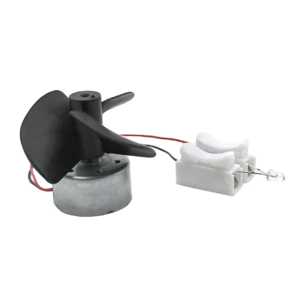 

Blow Power Generation Experiment Kit Wind Turbine with LED Light Physical Science Handmade DIY Kit