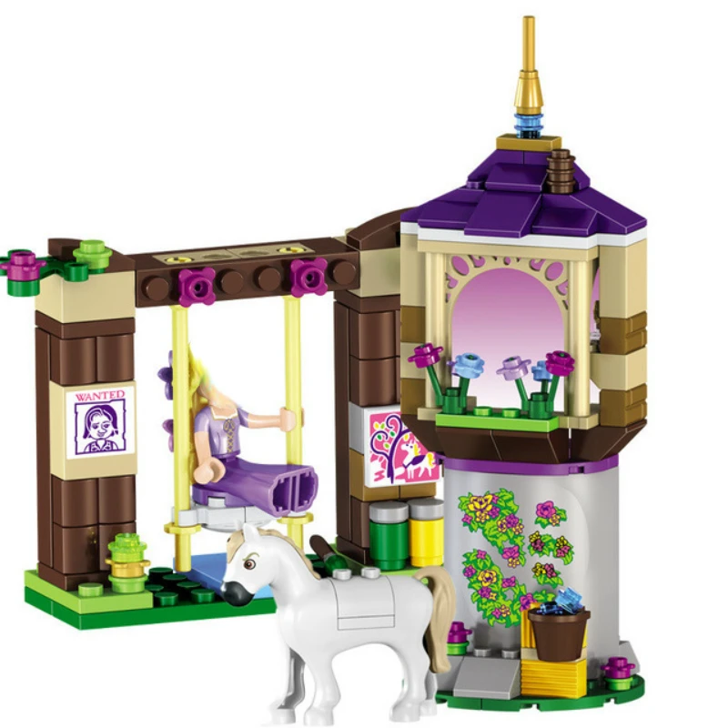 Princesa Rapunzel Melhor Dia de Sempre Blocos de Construção Kits Cidade 41065 Princesa com Figuras Modelo Brinquedos Tijolos