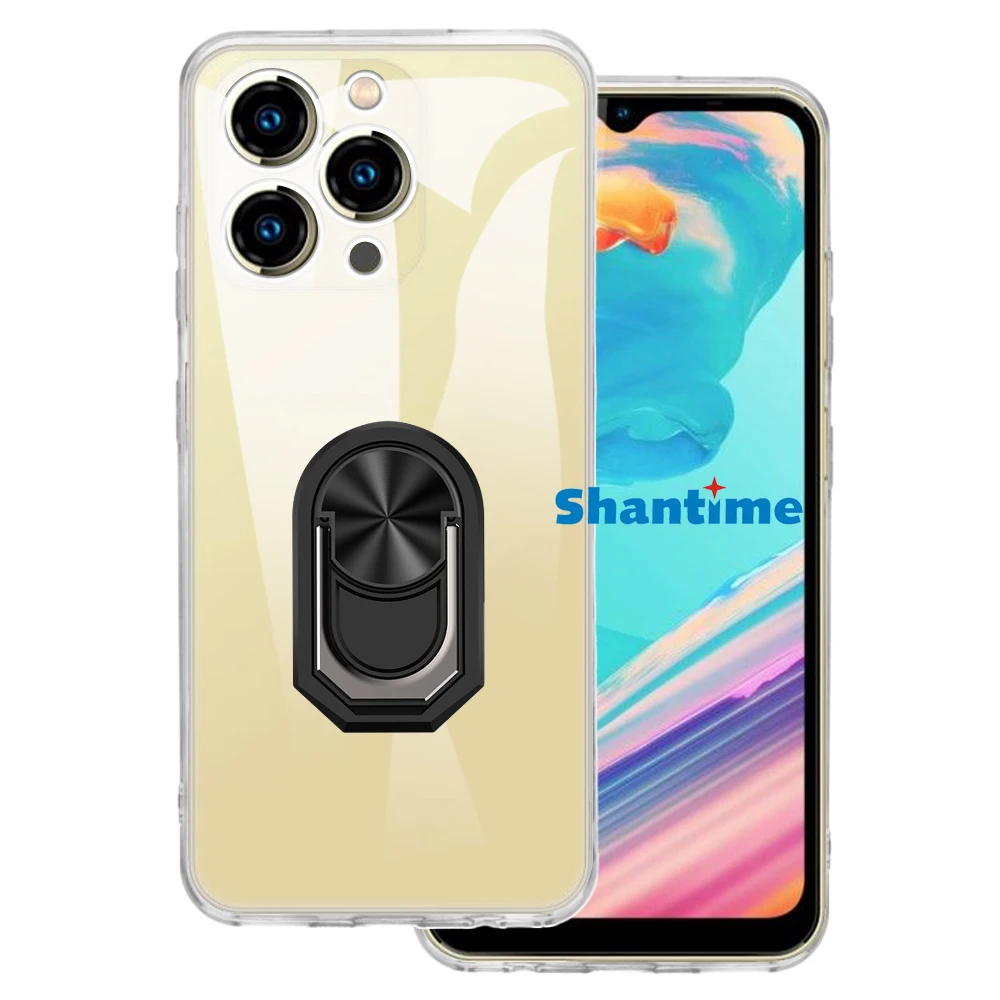 Роскошный противоударный кольцевой держатель для Oukitel C3 2025, мягкий силиконовый защитный чехол из ТПУ