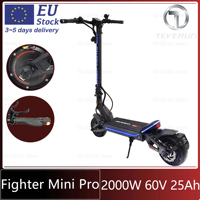 2025 TEVERUN Mini Pro Fighter MINI Pro 1000W*2 60V 25Ah 2000W BOSCH Motor 2 Piston Hydraulic Brake Built-in TFT 10inch Scooter