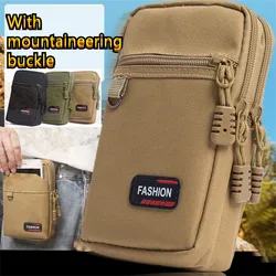 Bolsa táctica de nailon para exteriores, riñonera militar Molle, bolsa para teléfono, bolsa de cintura táctica para acampar, caza, EDC Gear monederos