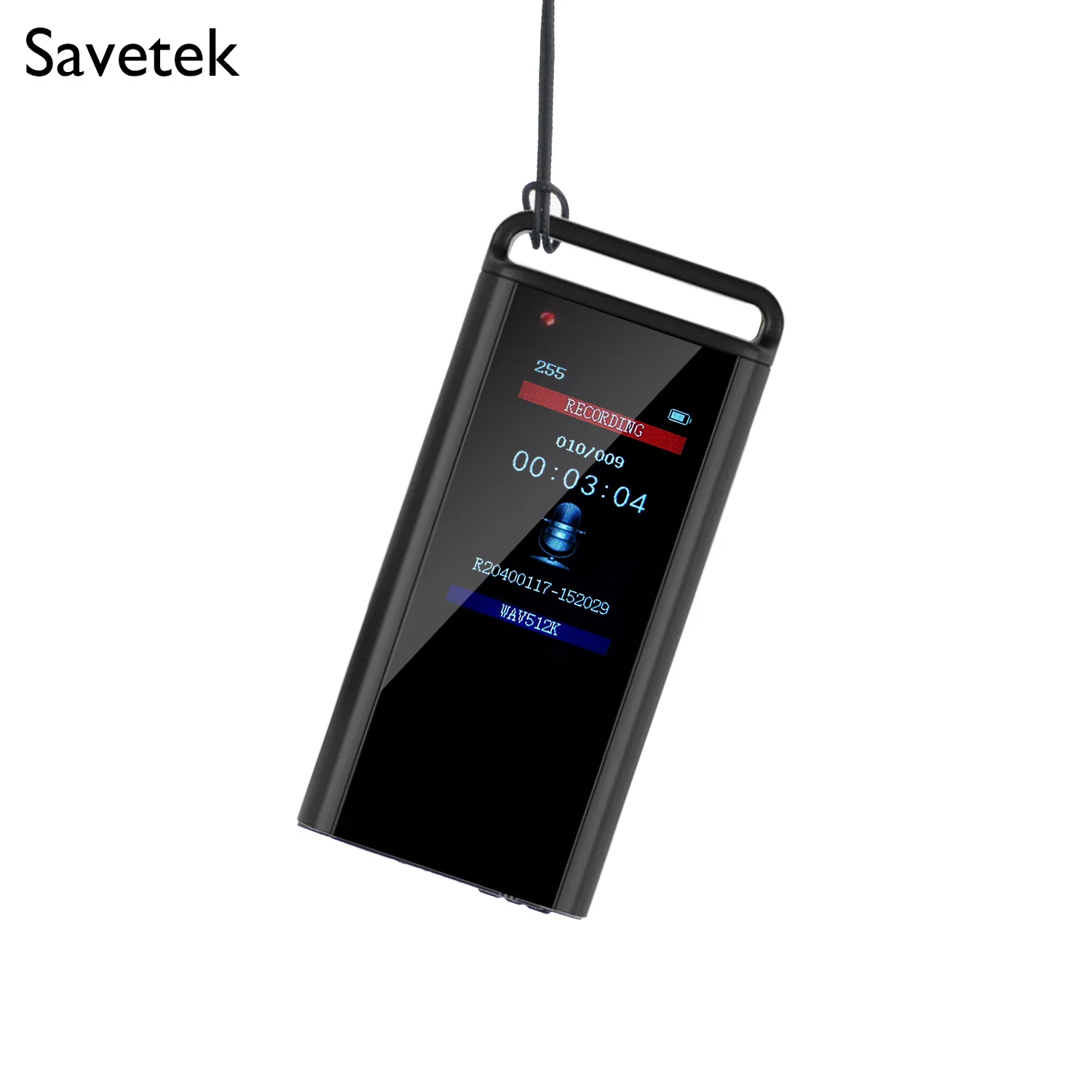 Savetek USB C Voice Activated Digital Audio Voice Recorder 32GB 64GB 128GB Pen Mp3 Recording Fast REC 1536Kbps Password