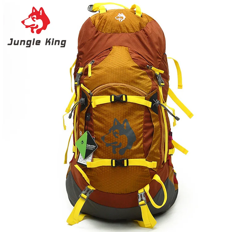 Jungle King CY1005 borsa a tracolla da campeggio per uomo all'aperto zaino da passeggio 55L borsa da alpinismo da viaggio per donna borsa sportiva impermeabile