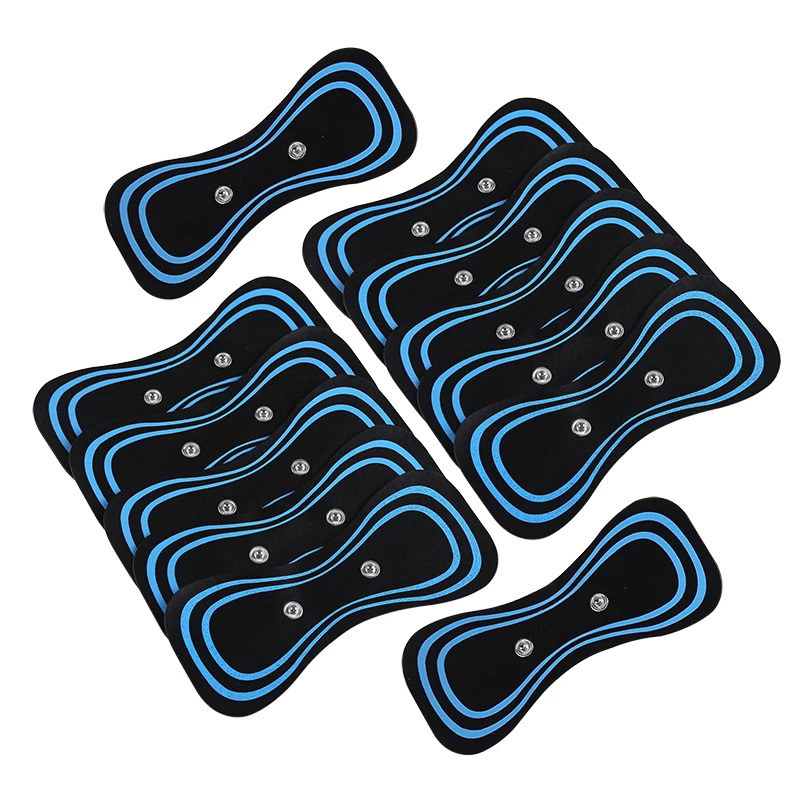 Mini Electric Massager Pad for Neck Cervical Massage TENS Replaceable Electrode Gel Pads Physiotherapy Accessory