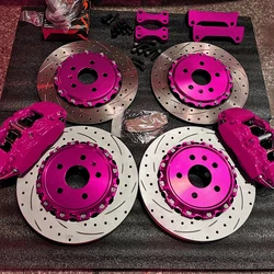 ICOOH Aerospace Aluminum Brake Caliper 18 Inch Wheels 330, 345, 355mm Disc Rotor Suitable for Tesla, Audi, BMW, Honda Auto Parts