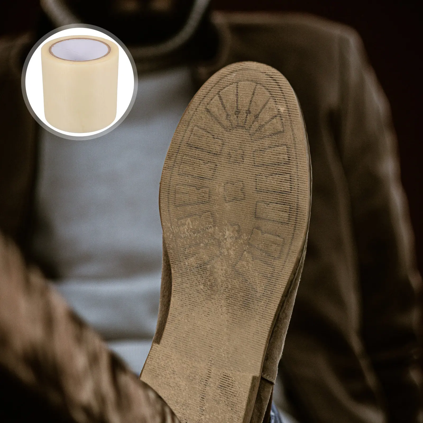 

1 Roll Shoe Sole Protection Film Transparent Adhesive Protector Sticker Shoe Bottoms Protector Clear Shoes Film