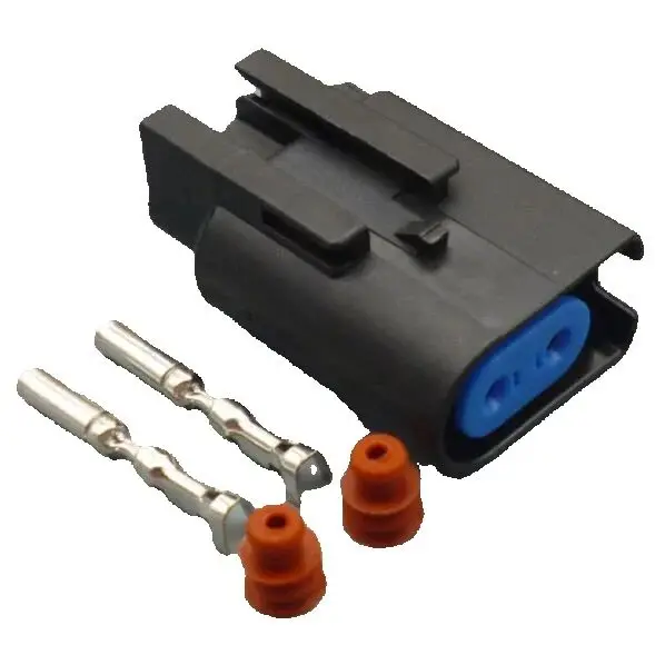 Shhworldsea 2 دبوس طريقة 1.5 مللي متر موصل مستشعر السيارة مستشعر تلقائي التوصيل السيارات مقاوم للماء الكهربائية ذكر أنثى موصل مقبس #1