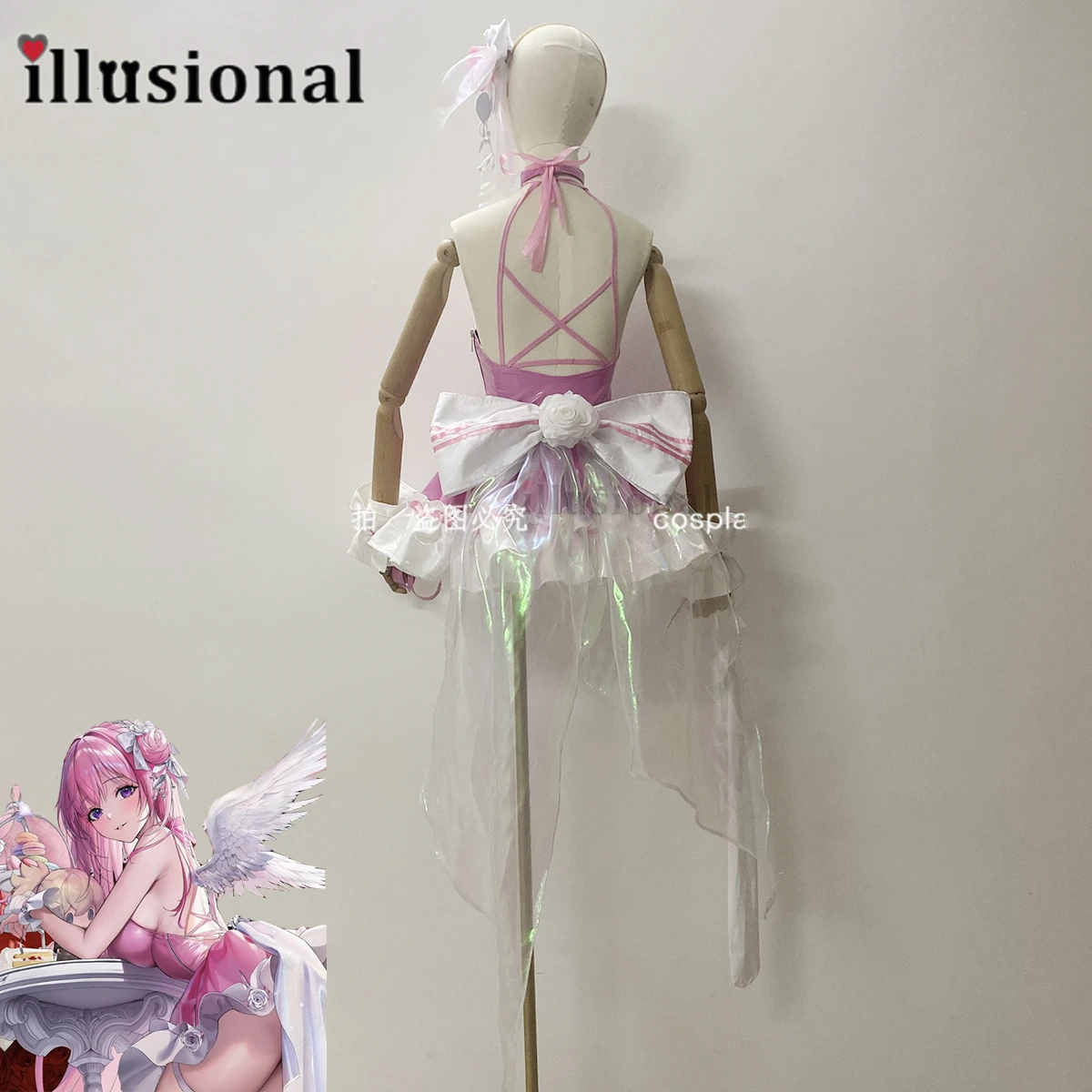 illusional Custom size made bunny girl Dorothy from NI KKE Goodess of Victory Dorothy Dawn Party Cosplay Costume christmas dress