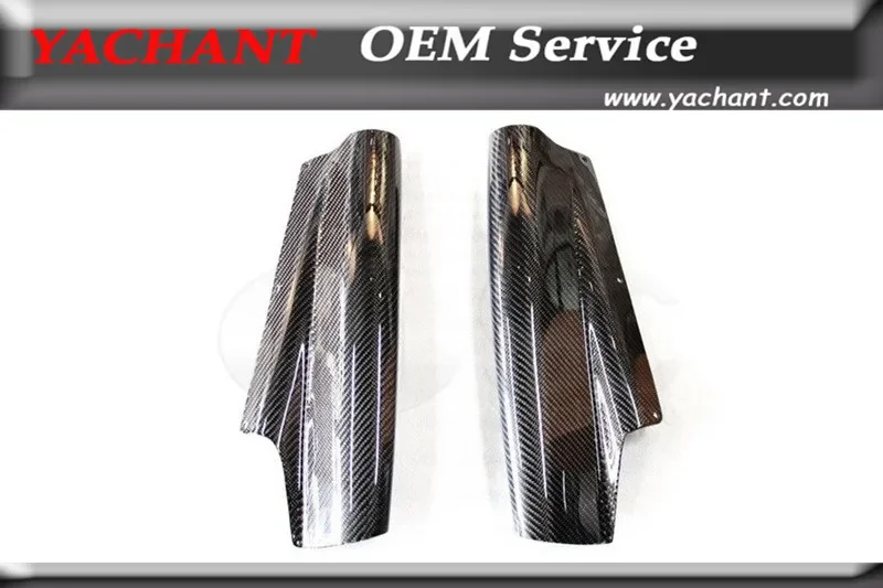 Car-Styling Carbon Fiber Rear Spats Addon Fit For Skyline BNR32 R32 GTR TS VTX Addon For TS Diffuser Only