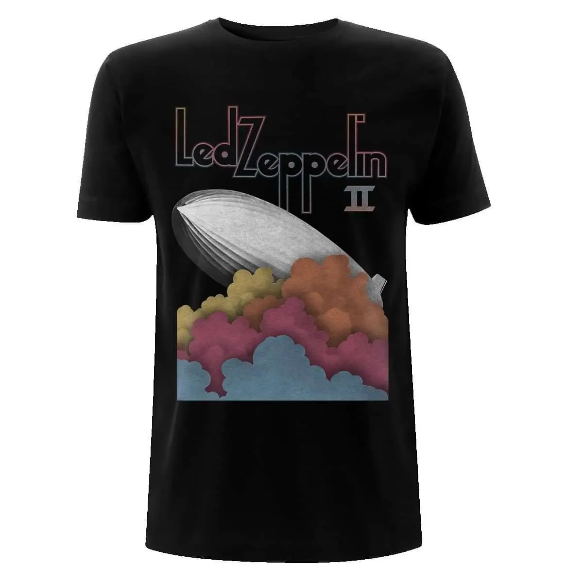 Led Zeppelin The Song Remains the Same-Themed Graphic T-Shirt 1976 Ad Art Print Apparel for Classic Rock Women And Men T-shirts