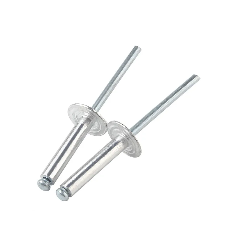 100 teile/los M5 * 16 Aluminium Senkkopf POP Kopf Niet Kern Ziehen Dekoration Nieten mit Großen Hut