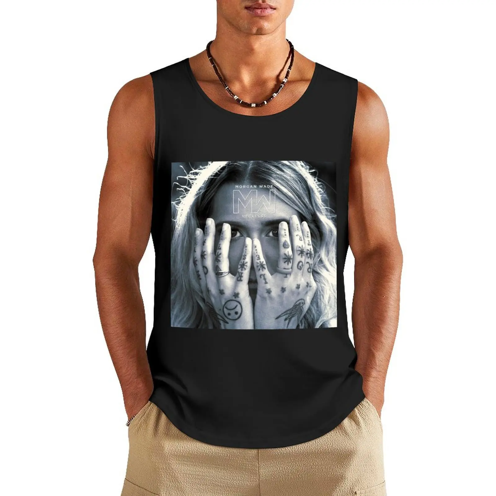 wade reckless mw sphinxx morgan Tank Top sleeveless jackets anime clothes Sports clothing Men's t shirt