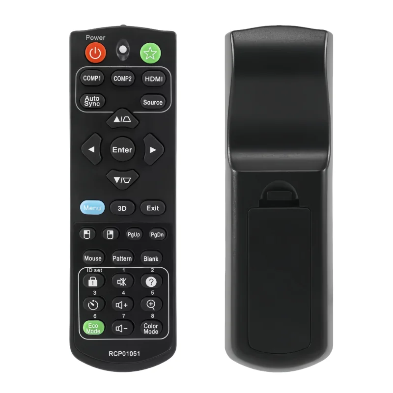 RCP01051 remote control compatible with ViewSonic projectors PJD5255 PJD5253 PJD5555W PJD5155 PJD5250 PJD5151 PJD5153 spare part