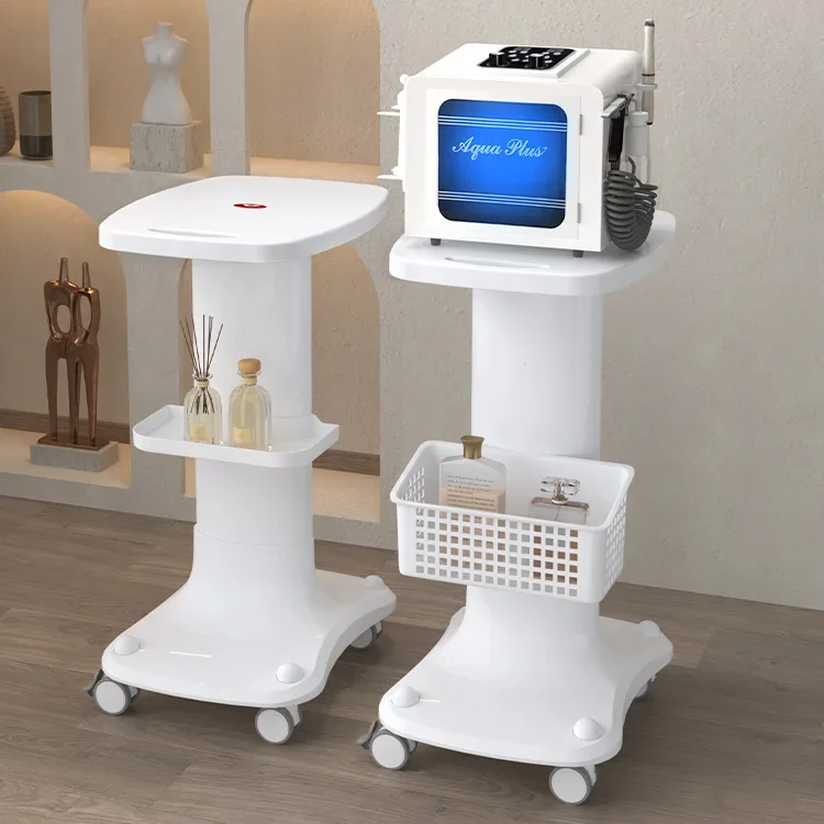 

Portable Facial Beauty Machine Salon Trolley Big Board Design Beauty Machine Trolley With Plate