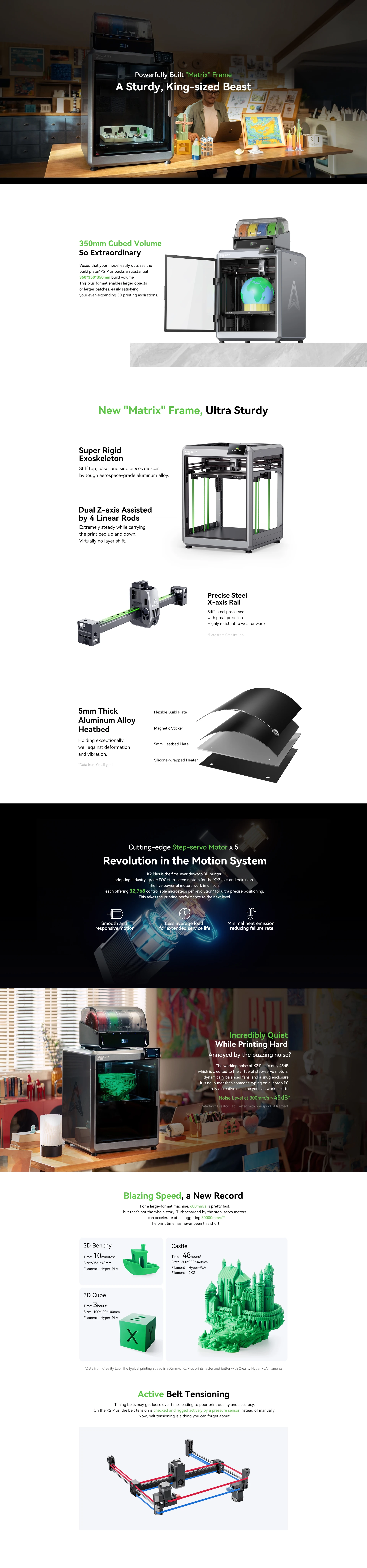 K2 Plus Combo & Creality K2 Combo & K2 Pro Combo Multicolor 3D Printer with 600mm/s Printing Speed,Next-Gen Direct Extruder