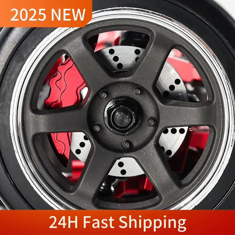 

A49U RC Car Upgrade Aluminum Alloy Brake Disc + Calipers Kit For 1/10 TRAXXAS 4-TEC DRIFT FORD MUSTANG RC Car Accessories