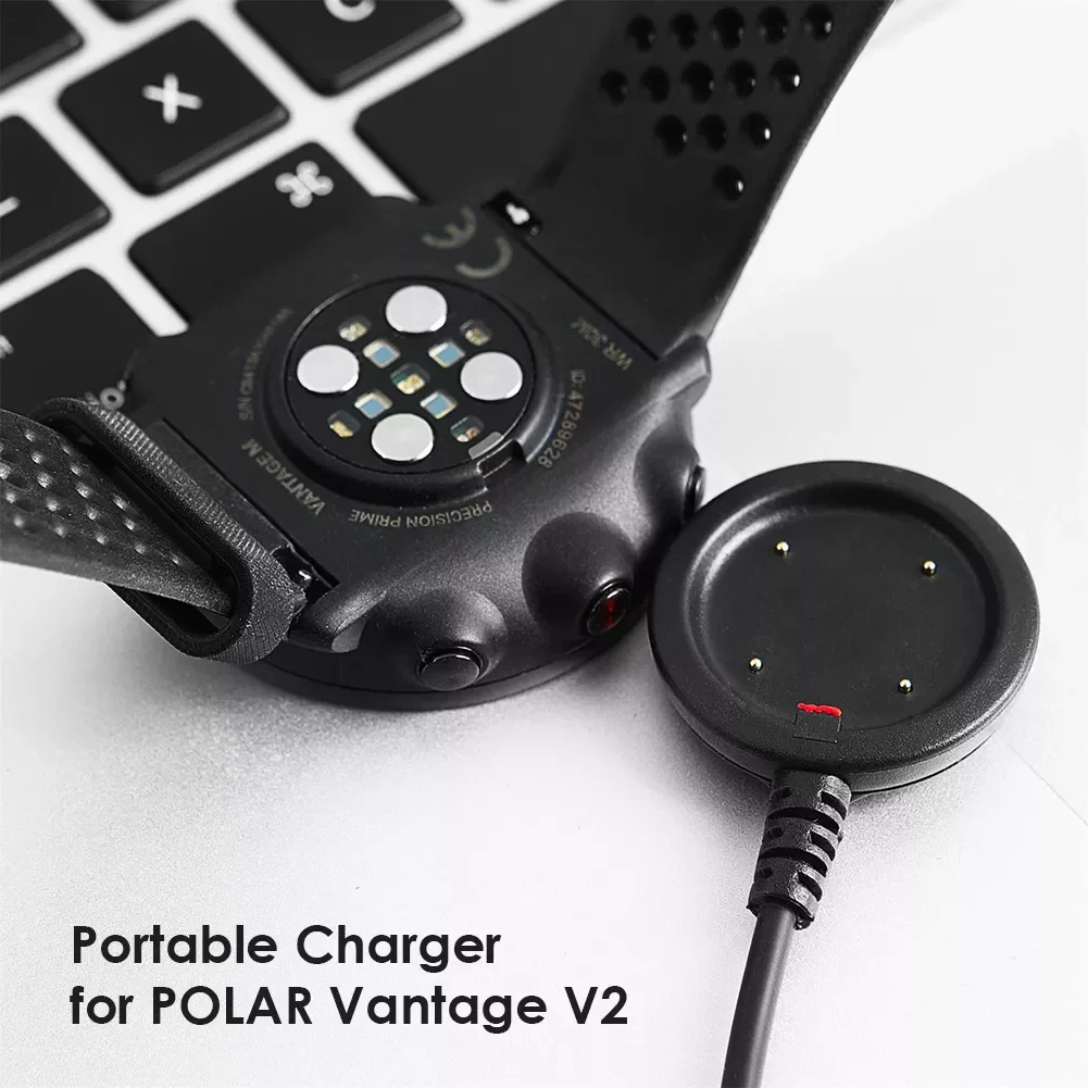 USB Fast Charging Cable for POLAR Vantage V2 GRIT X Ignite/Vantage V/Vantage M Pro Smart Watch Charger Dock Power Adapter