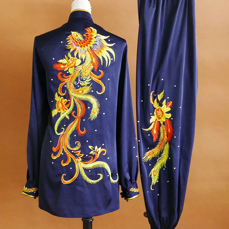 Custom Martial Arts Uniform Embroidered Tai Chi Suit Premium Kung Fu Uniform for Competitions Performances and Daily Wear