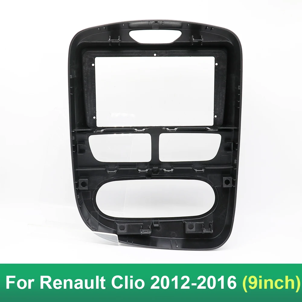 9 Inch Car Frame Fascia Adapter Canbus Box Decoder Android Radio Audio Dash Fitting Panel Kit For Renault Clio 2012-2016