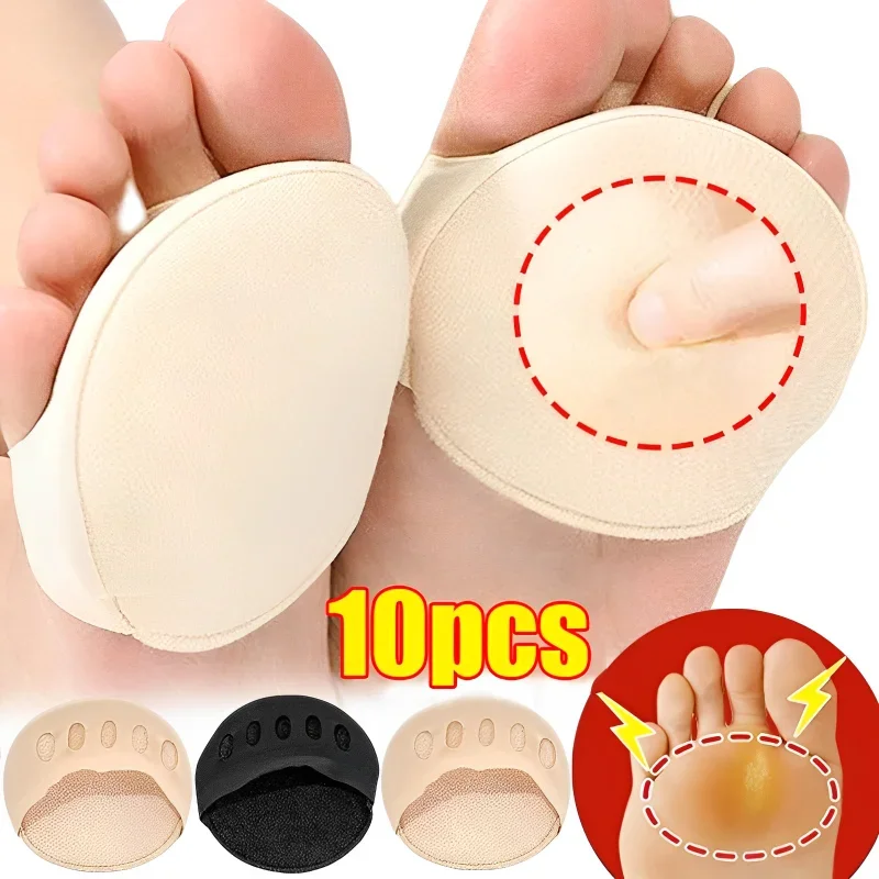 2/4/6/10pcs Forefoot Pads for Women High Heels Shoes Insoles Calluses Corn Foot Pain Care Ball of Cushions Socks Toe Pad Inserts