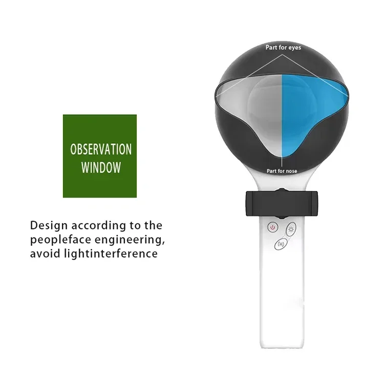 Uva ライトスキンアナライザー皮膚と髪の検査白癬癜風ポータブル皮膚鏡 9000b