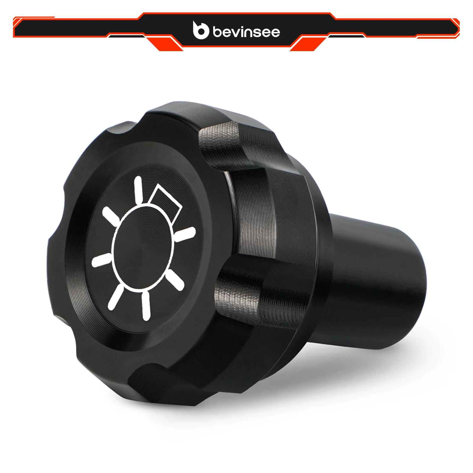 

Aluminum Headlight Knob for Ford Mustang 94-04 for Ford F150/F250/F350 92-97 for Ford Bronco 92-96,Replace F5TZ11661A,F5ZZ11661A