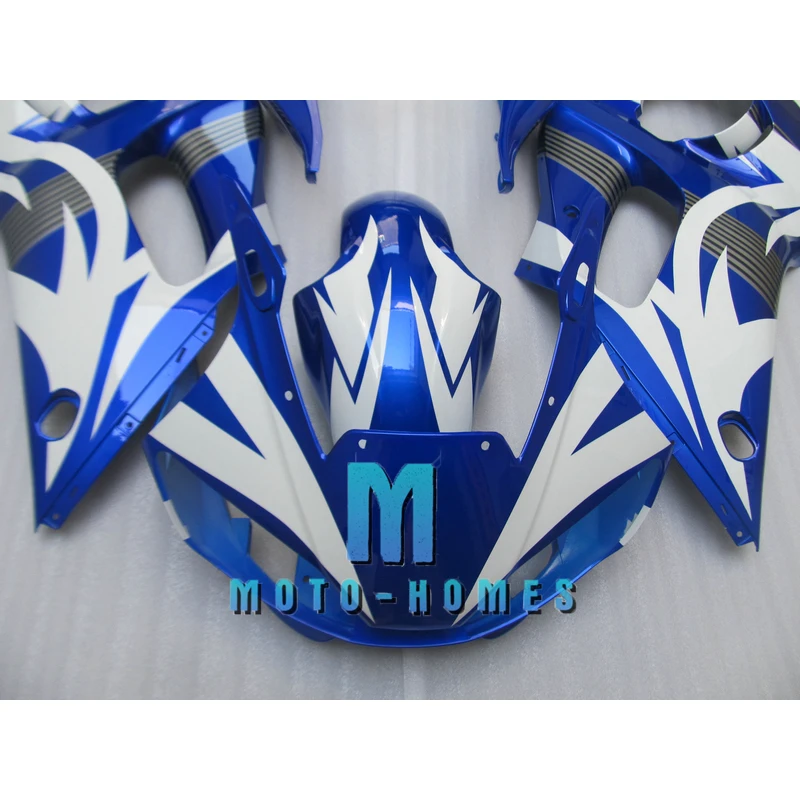 Customize YZF R6 98 99 00 01 02 Motorcycle Fairing Kit for Yamaha R6 1998 1999 2000 2001 2002 ZXMT Rebuild Bike Blue