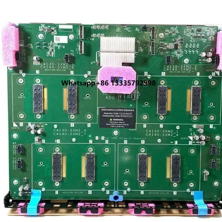 

New DELLS BOARD MODULE C4140-SXM2 C4140 C4130 Nvlink SXM2 GPU Expansion Board Spare Part Number 0HRGXG C4140-SXM2