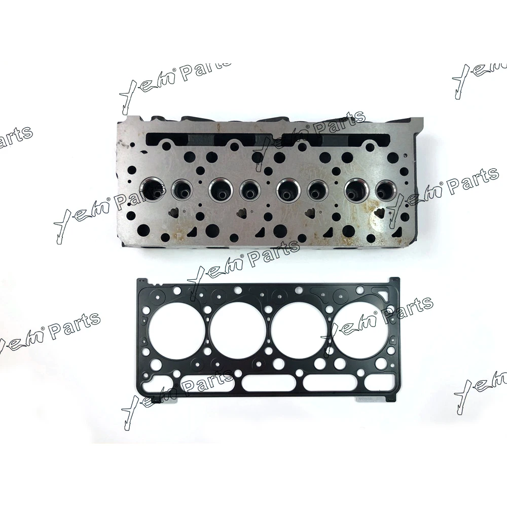 For kubota engine V2203 cylinder head assembly with head gasket old type