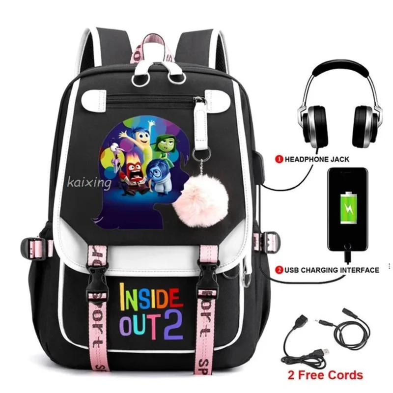 Rucksack schön innen 2 Frauen Schüler Schule Rucksack USB-Gebühr Schult asche Teenager Mädchen Junge Kinder Rucksack bestes Geschenk