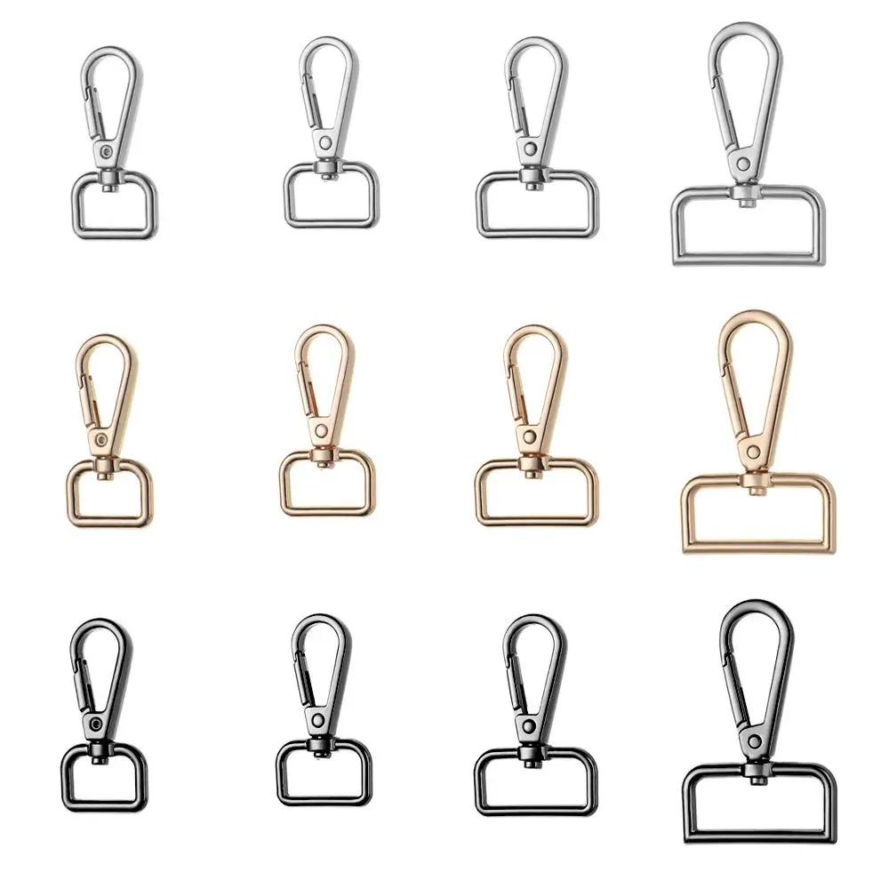 1pcs Metal Bags Strap Buckles Lobster Clasp Collar Carabiner Snap Hook DIY KeyChain Bag Part Accessories 13/15/20/25mm