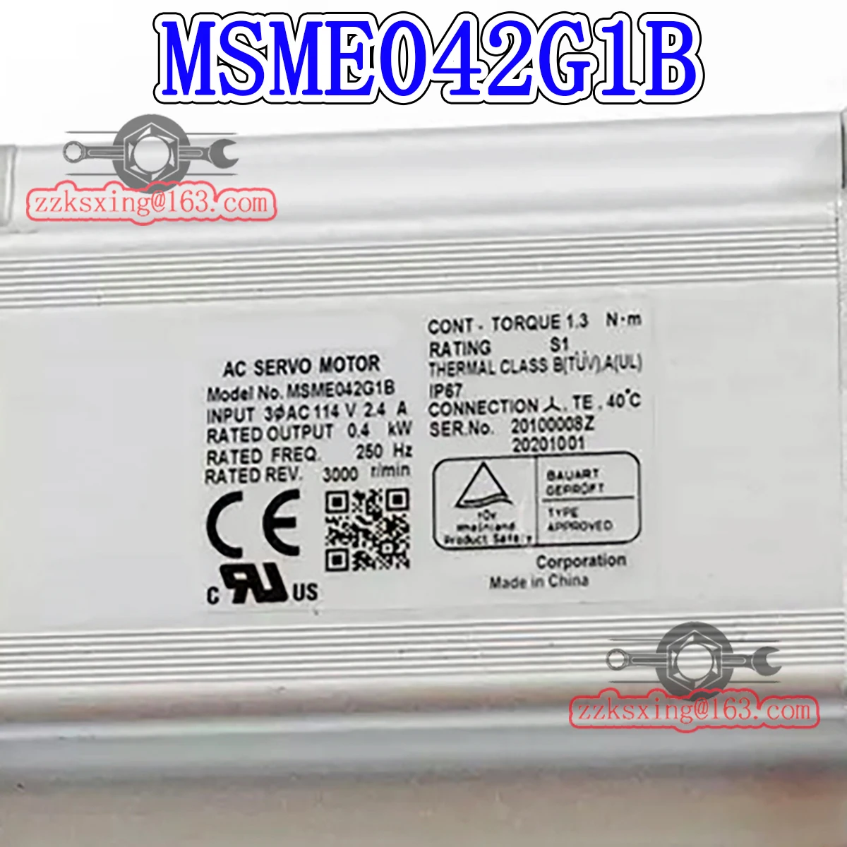 

Brand New MSME042G1B Original In Box AC Servo Motor Fast Shipping