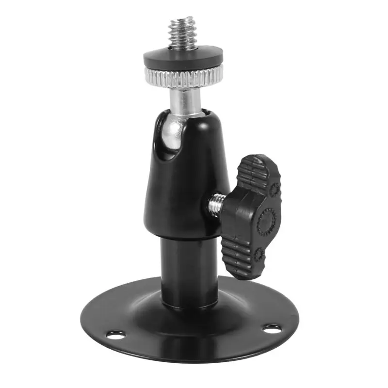 6X Wall Mount Black Metal Surveillance Camera Wall Mount 7,62 Cm