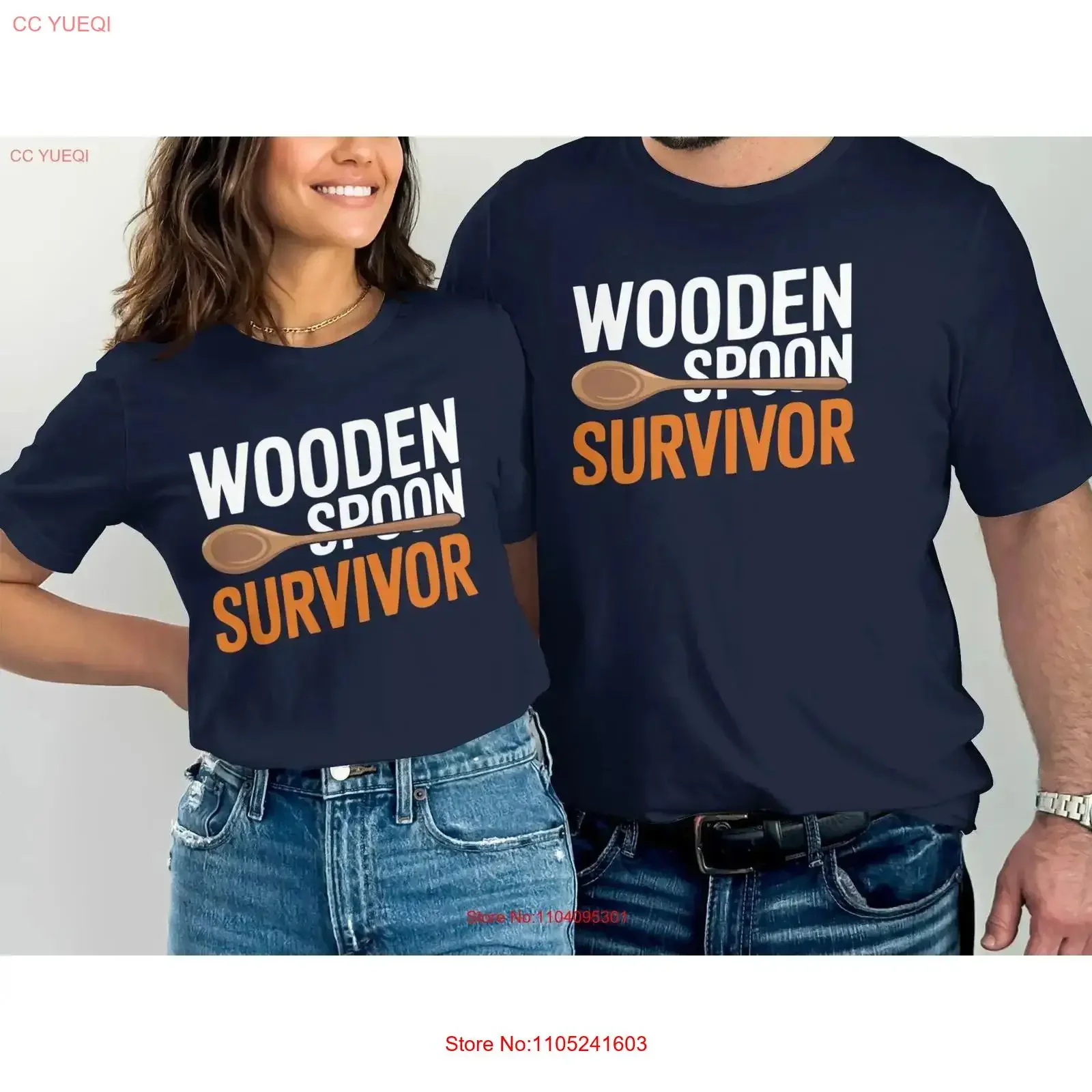 Funny WOODEN SPOON SHIRT for Her Him Survivor T Humorous Family Quote Home Cooks vintage Washed Versatile Unisex