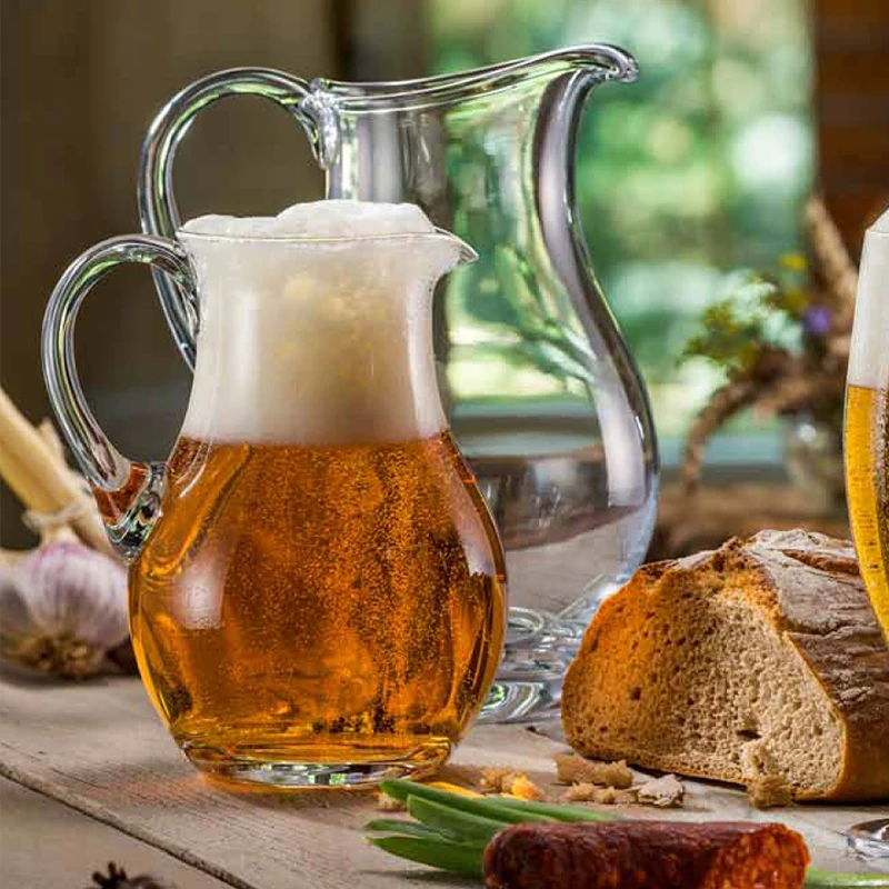 

Чешский хрустальный стеклянный кувшин для холодных и горячих напитков, соков, 500 мл, европейский стиль, освежающий дизайн, незаменимый на кухне