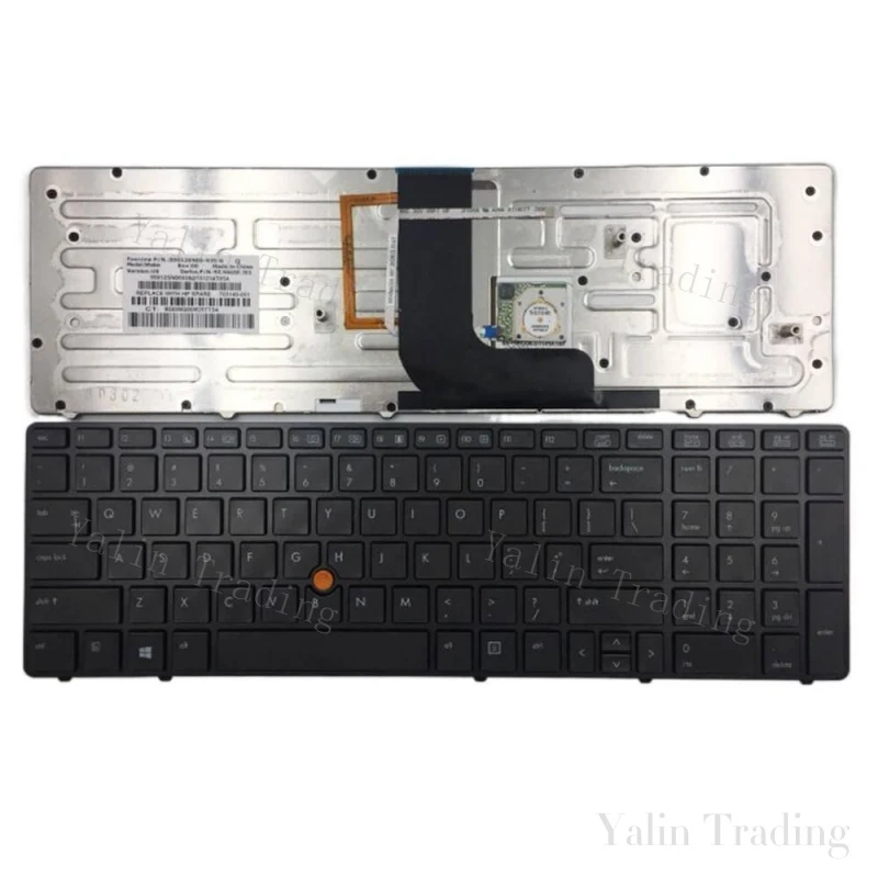 Teclado retroiluminado original XX+ para portátil HP Probook 8770W 8770 8760W, estrictamente probado, compatible certificado