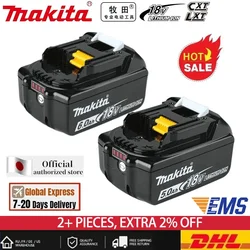 Genuine Makita 18V Battery 6Ah BL1850B Li-ion Replacement Battery BL1850 BL1860B BL1860 BL1840B BL1830B BL1830 LXT-400 RU