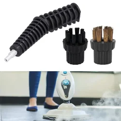 Nozzle Brush Brass Nylon Brush Head Set For Steam Mop Spare Parts Household Cleaning Replacement Accessories