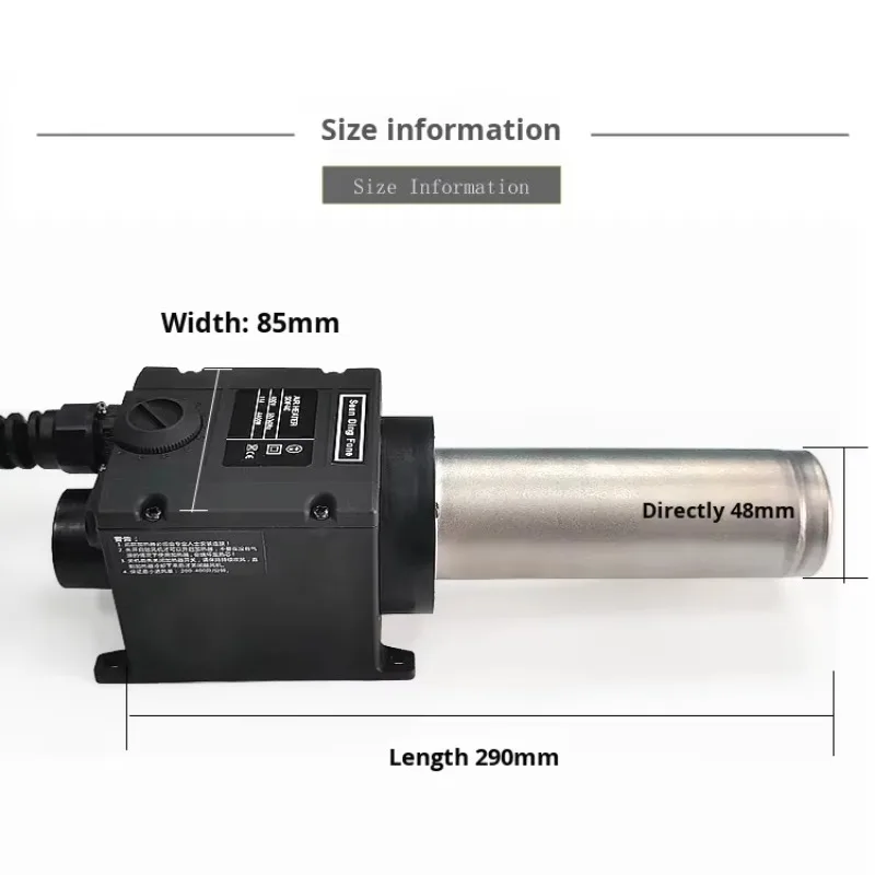 

4400W Petrol-Powered Industrial Hot Air Gun With Adjustable Temperature (0-650C) Stainless Steel Heater 3-Year Warranty