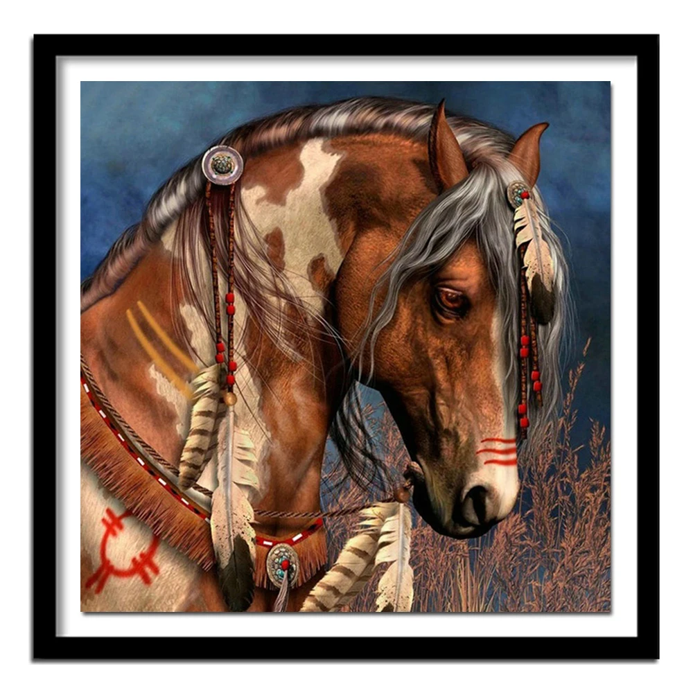 

Diamond Embroidery Animal Rhinestone Diamond Sale 5d Diy Diamond Painting Horse Handicraft Home Decor