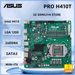ASUS PRO H410T Motherboard Intel H410 Socket 1200 DDR464GB i3-10100 10300 10500 G640 10400T cpu Mini ITX