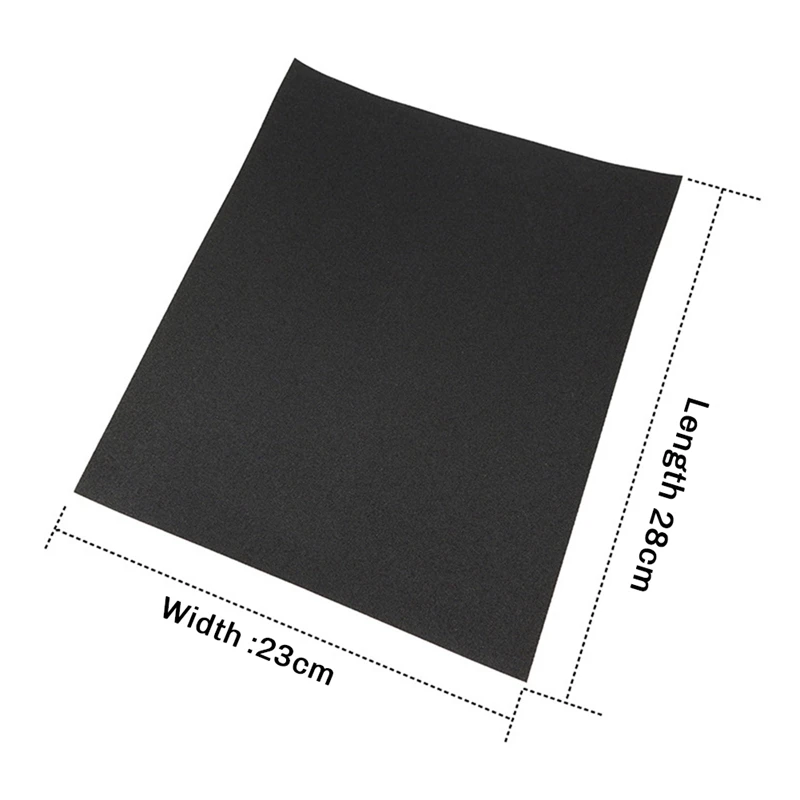 Papel de lija ABSJ-110Pcs, papel de lija de grano 60-2200, papel de lija seco/agua, herramientas abrasivas de 9x11 pulgadas (230x280mm)