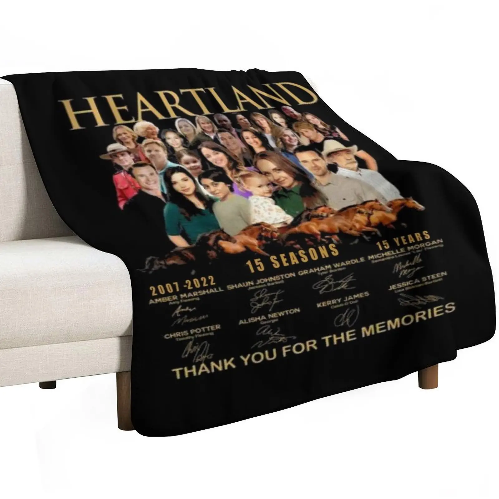 Heartland , Heartland 15 Years Throw Blanket For Baby Luxury For Sofa Thin blankets and throws Moving Blankets