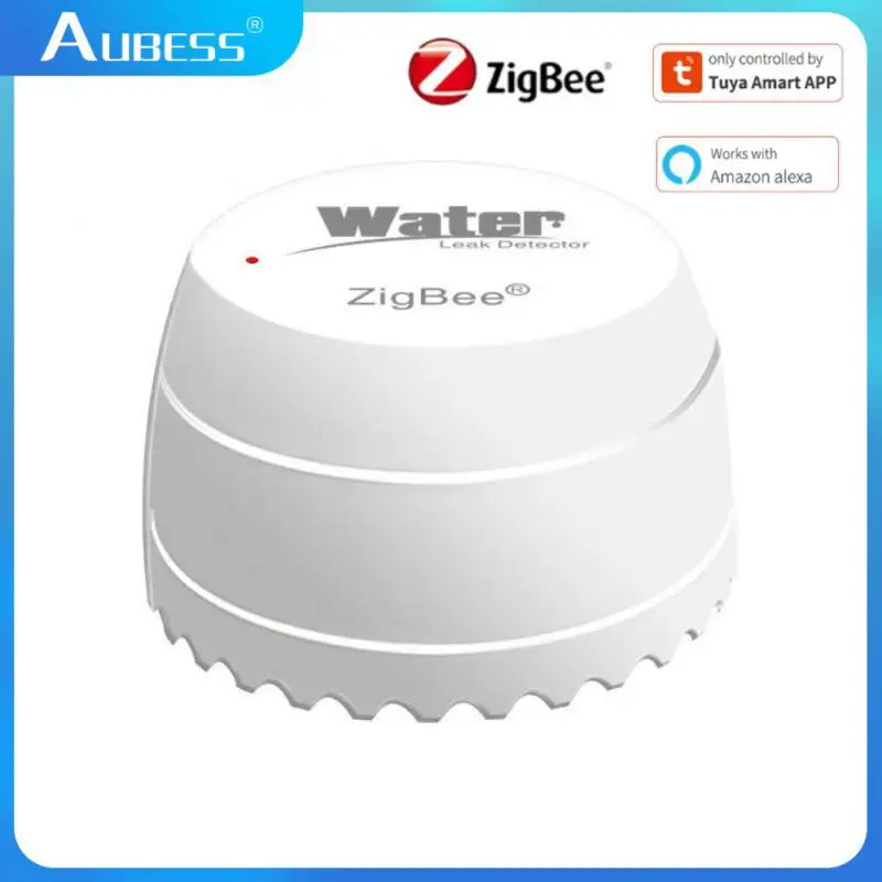 ZigBee Water Leak Detector Flood Sensor Alarm Tank Leak Water Full Water Linkage Alarm Tuya Smart Life APP Remote Monitoring