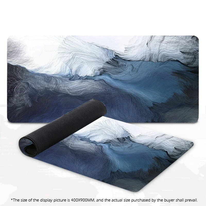 

Большой игровой коврик для мыши XL, клавиатура, геймерский коврик для мыши на столе, скоростной настольный коврик, расширенный 900x400, офисные нескользящие резиновые коврики для мыши