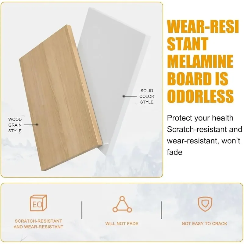 Desk Counter Table, L-Shap Cashier Front Desk,Wooden Computer Desk Reception Table,Reception Counter for Supermarket Convenience